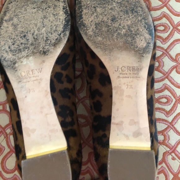 J. Crew Janey Leopard Calf Hair Flats - Picture 12 of 16